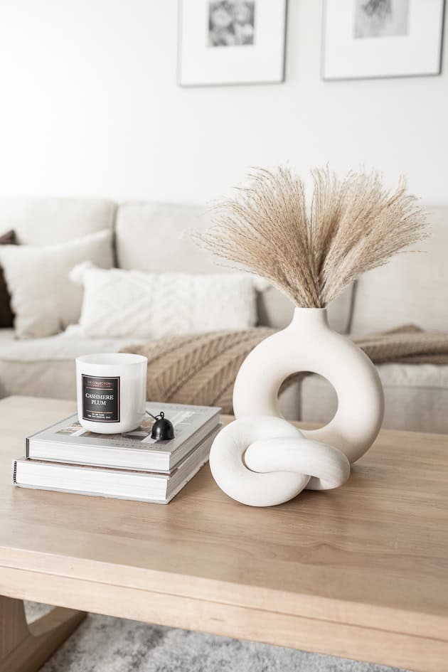 coffee table styling, how to style a coffee table, modern coffee table