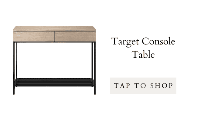 Target loring best sale console table