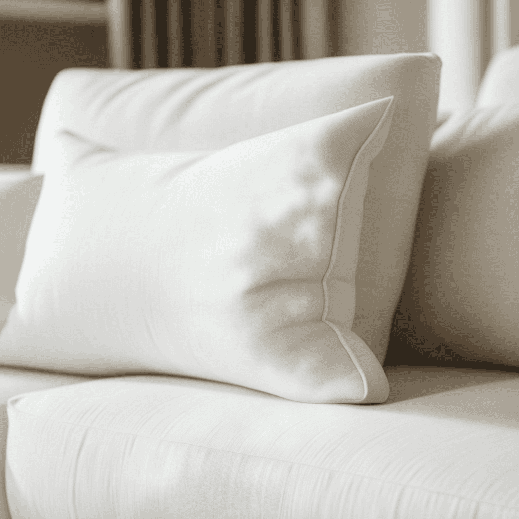 white couch pillows ideas