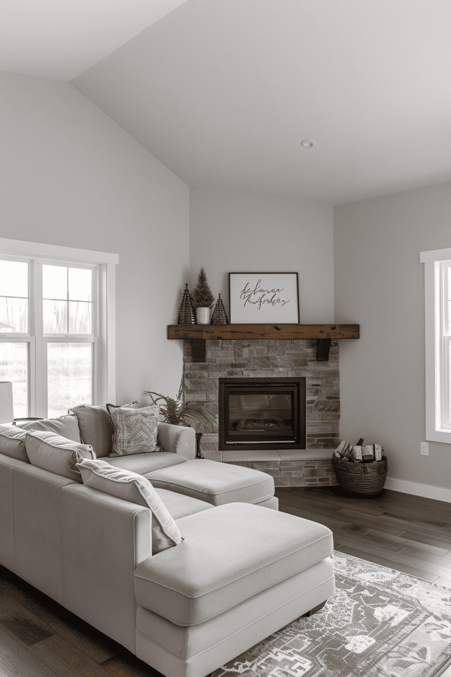 How to Avoid an Awkward Living Room with a Corner Fireplace