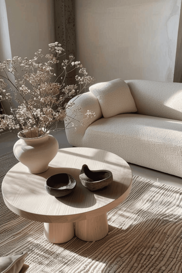 minimalist coffee table decor