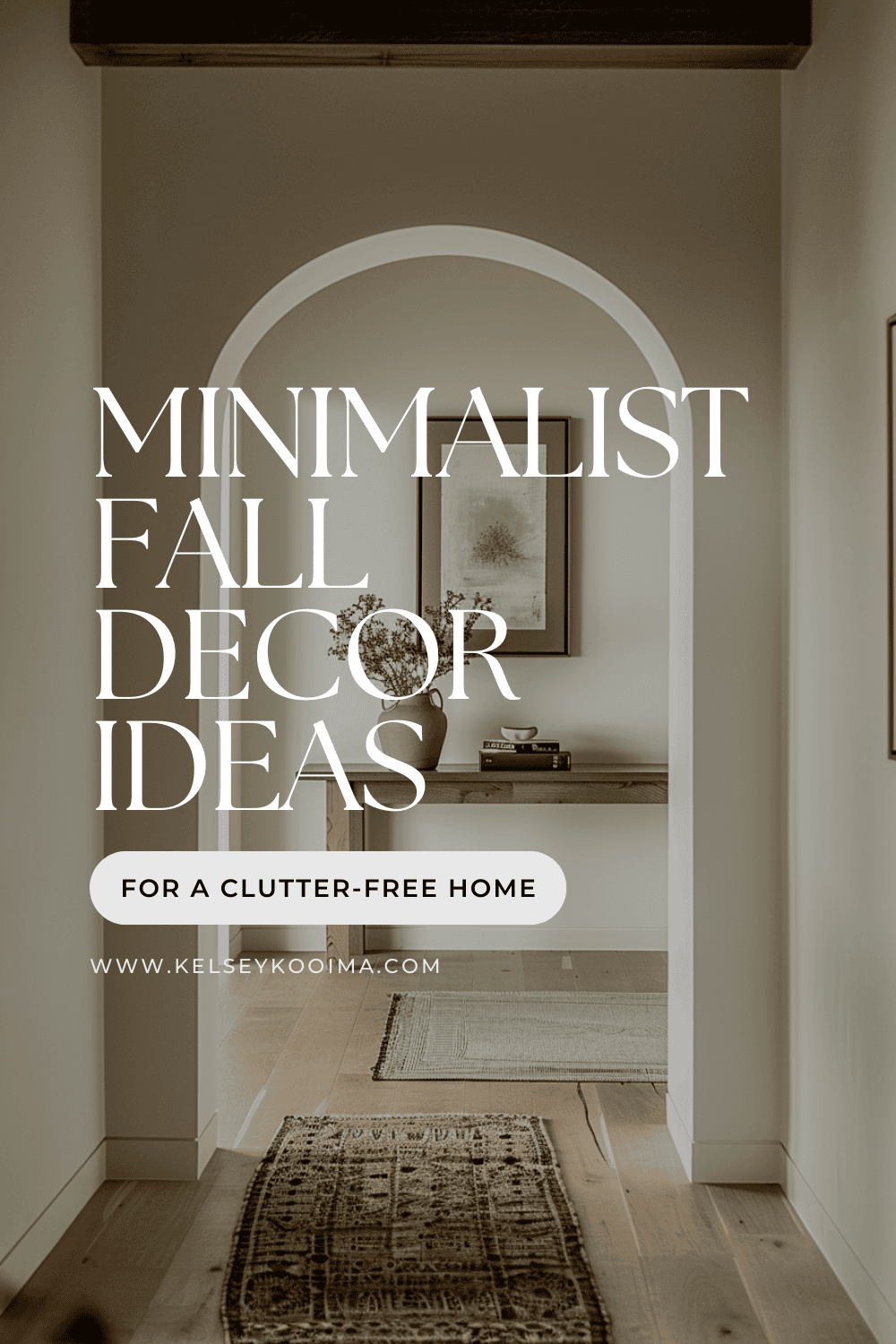 minimalist fall decor