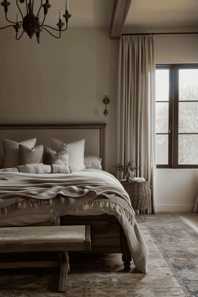 modern organic bedroom