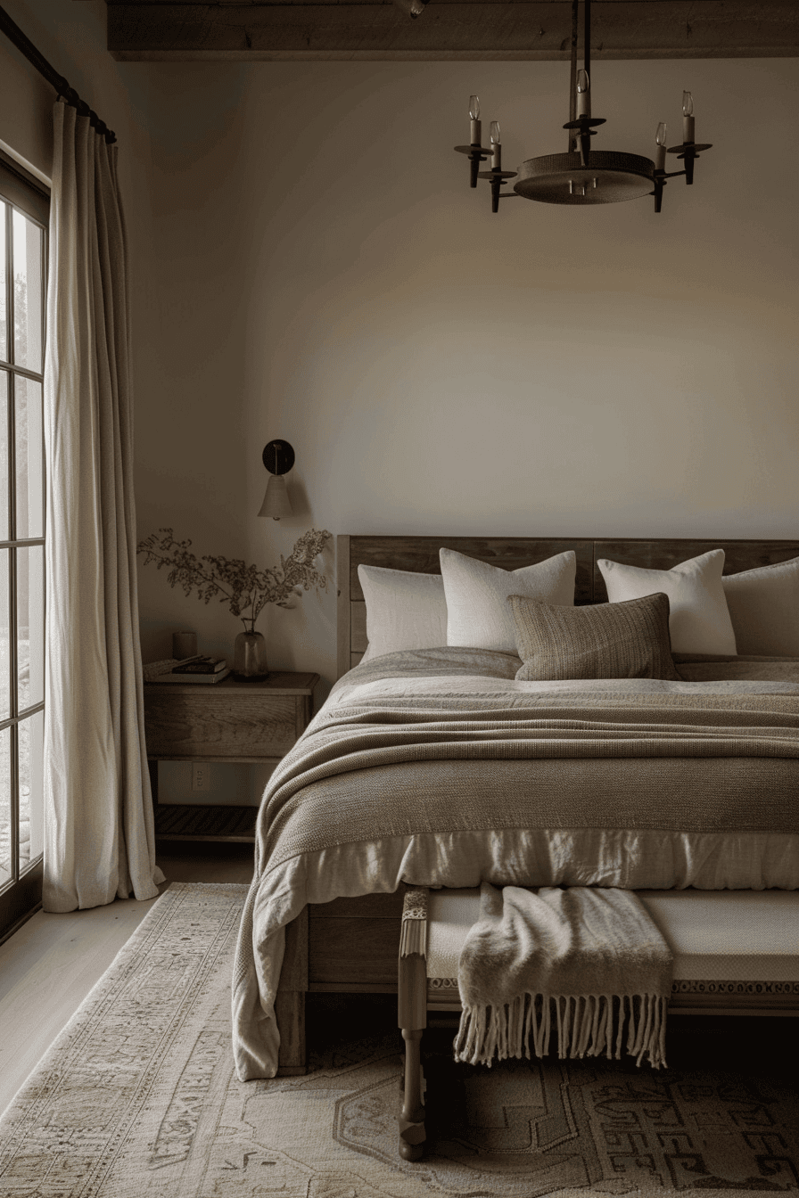 modern organic bedroom