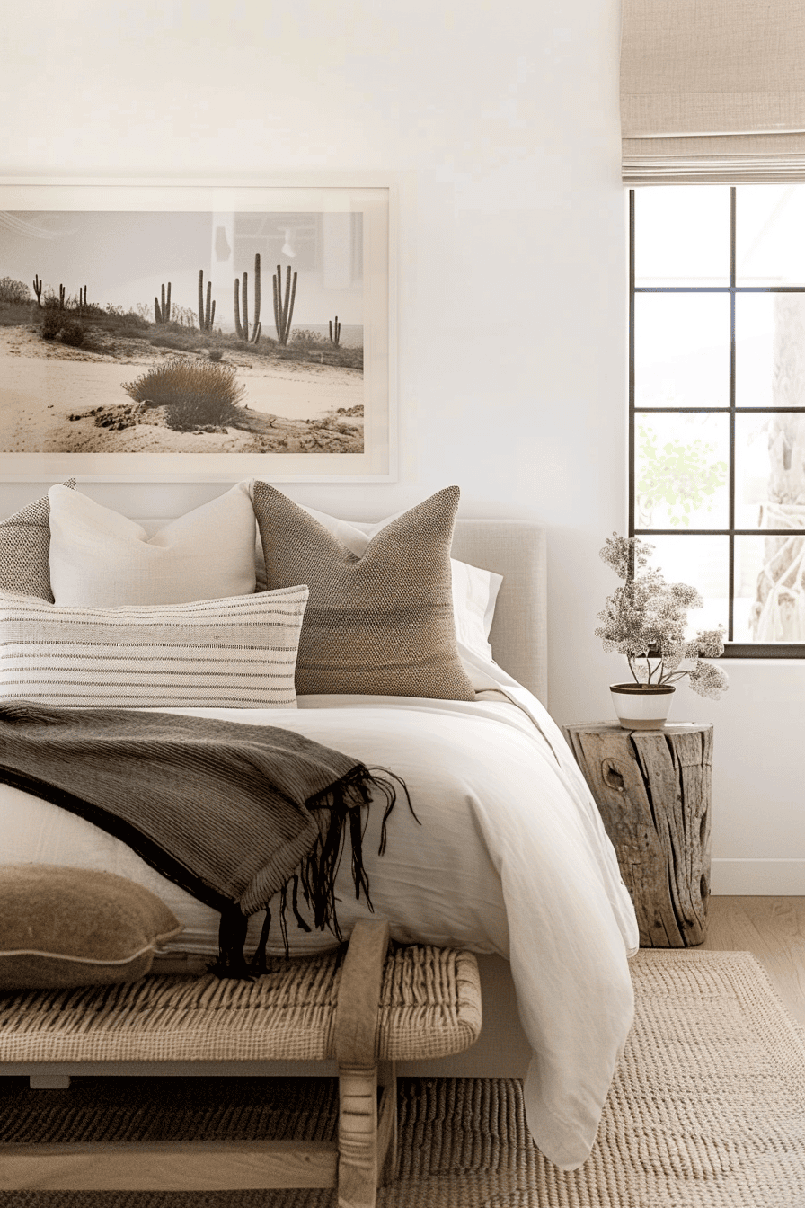 modern organic bedroom small