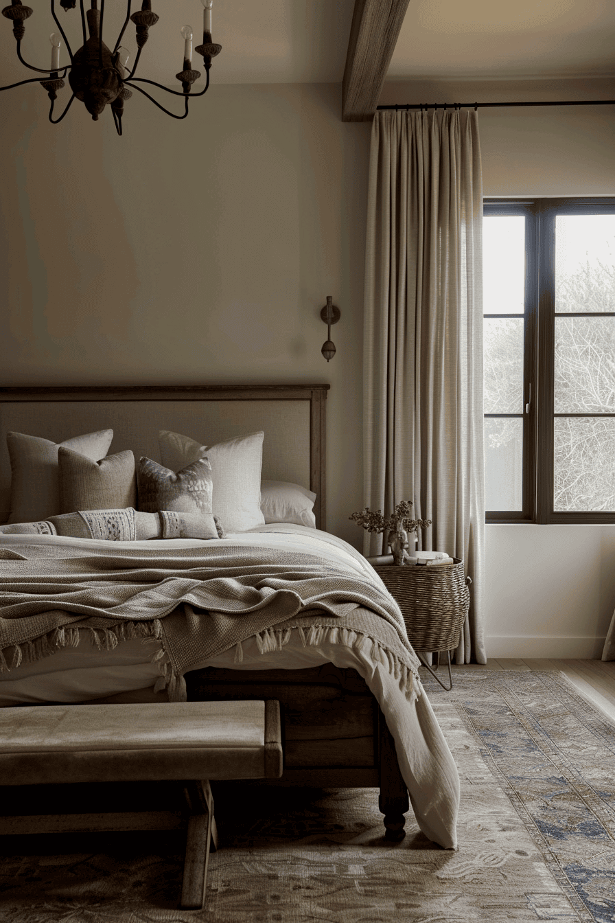 modern organic bedroom